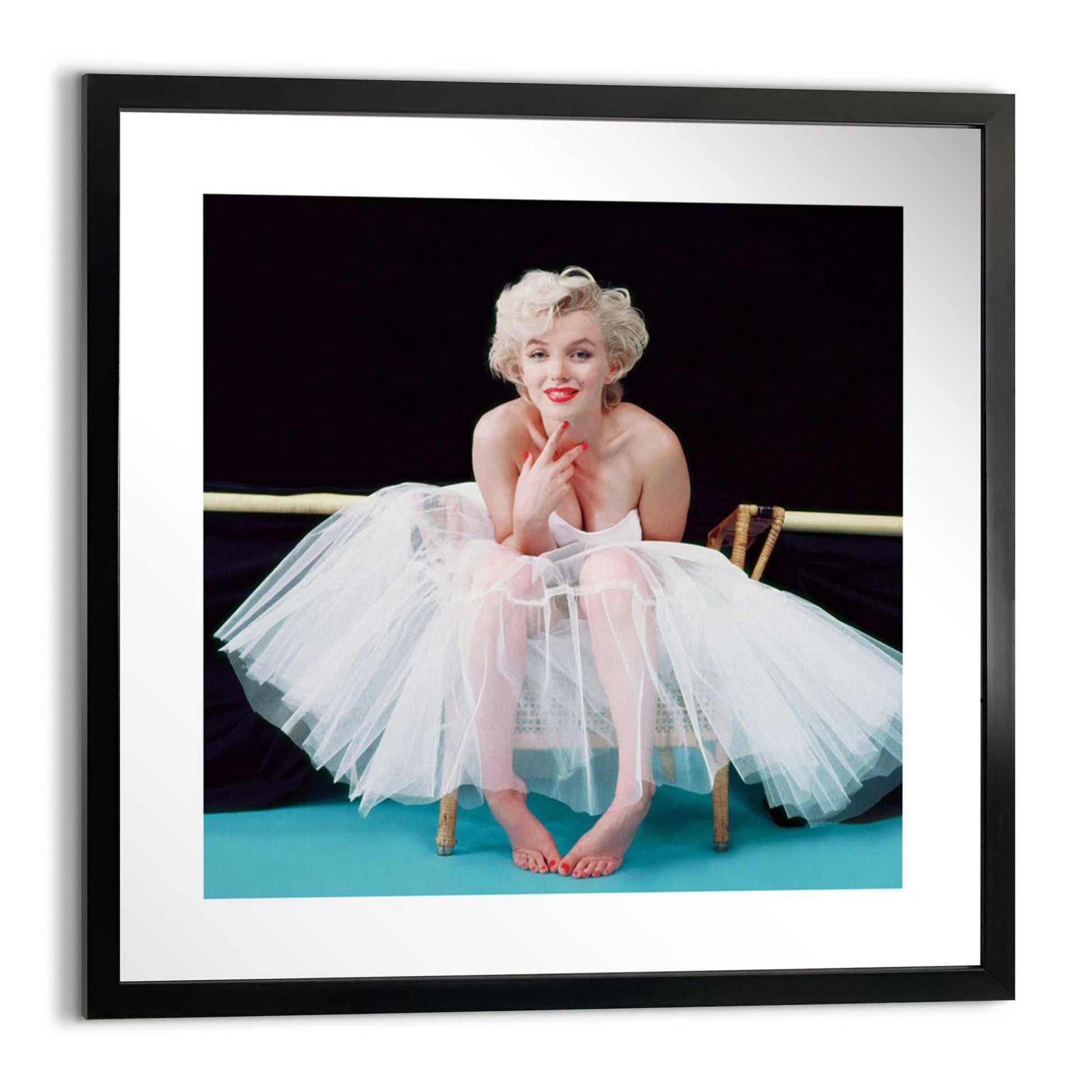 Iconic print in Frame Marilyn Monroe - ballerina 40x40