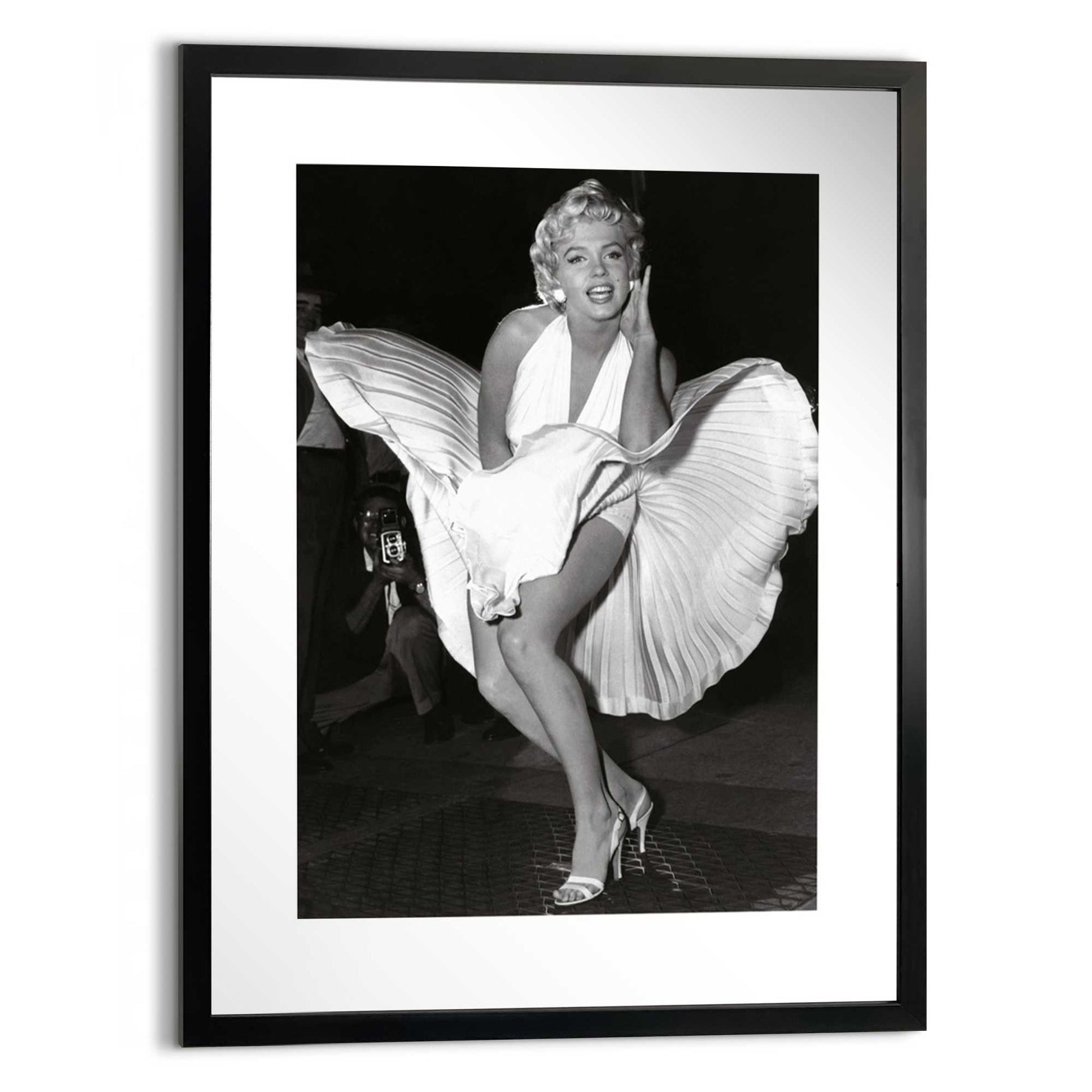 Iconic print in Frame Marilyn Monroe - seven year itch 80x60