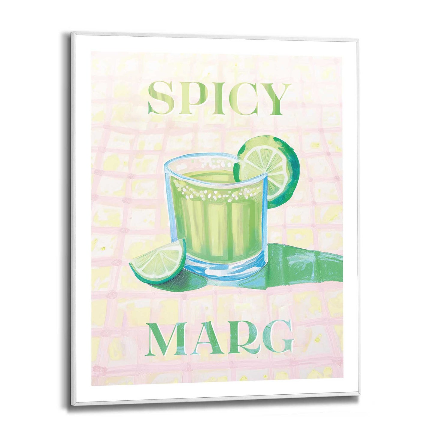 Framed in White Spicy Marg II 50x40
