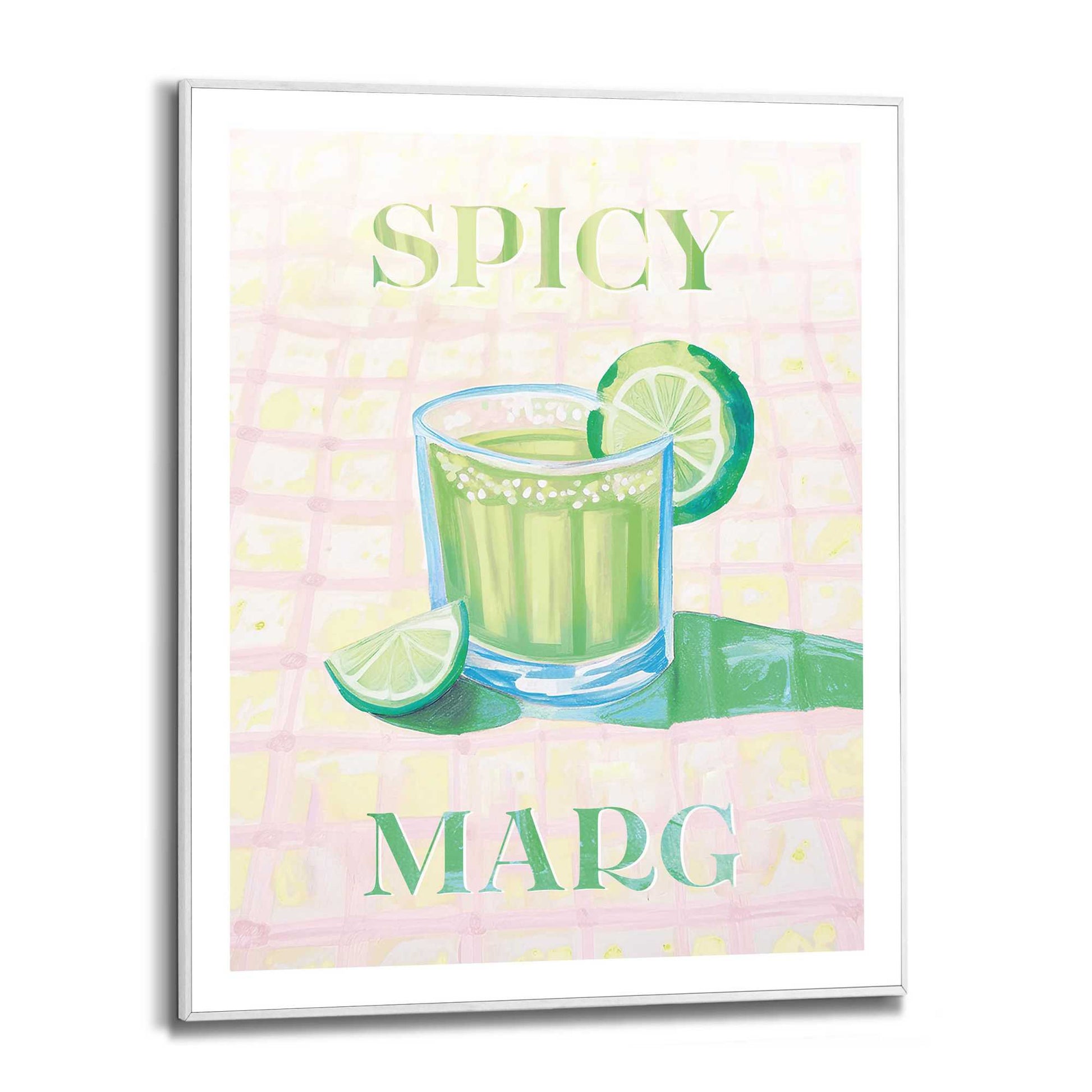 Framed in White Spicy Marg II 50x40