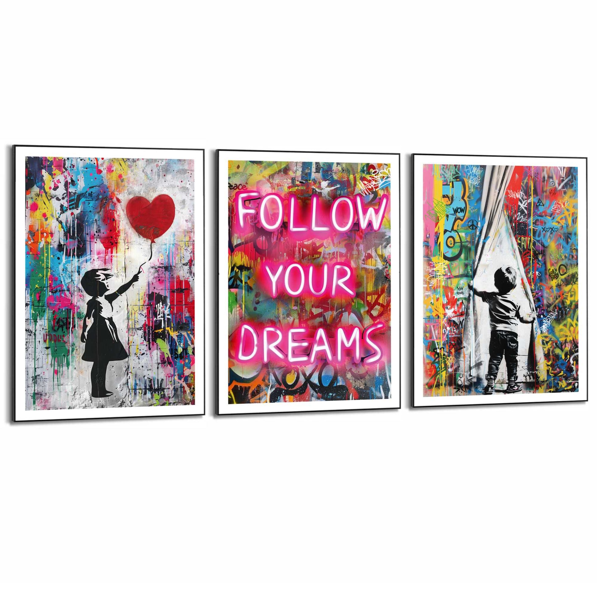 Framed in Black Streetart Compilation 70x50