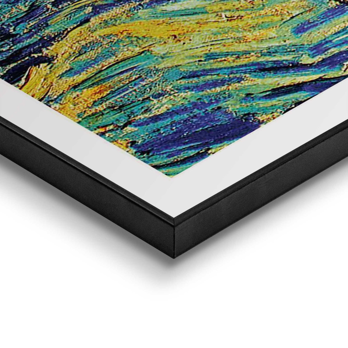 Framed in Black Van Gogh - the starry night 70x50
