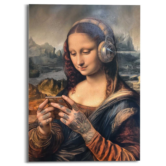 Acrylic painting Mona Lisa - modern 70x50