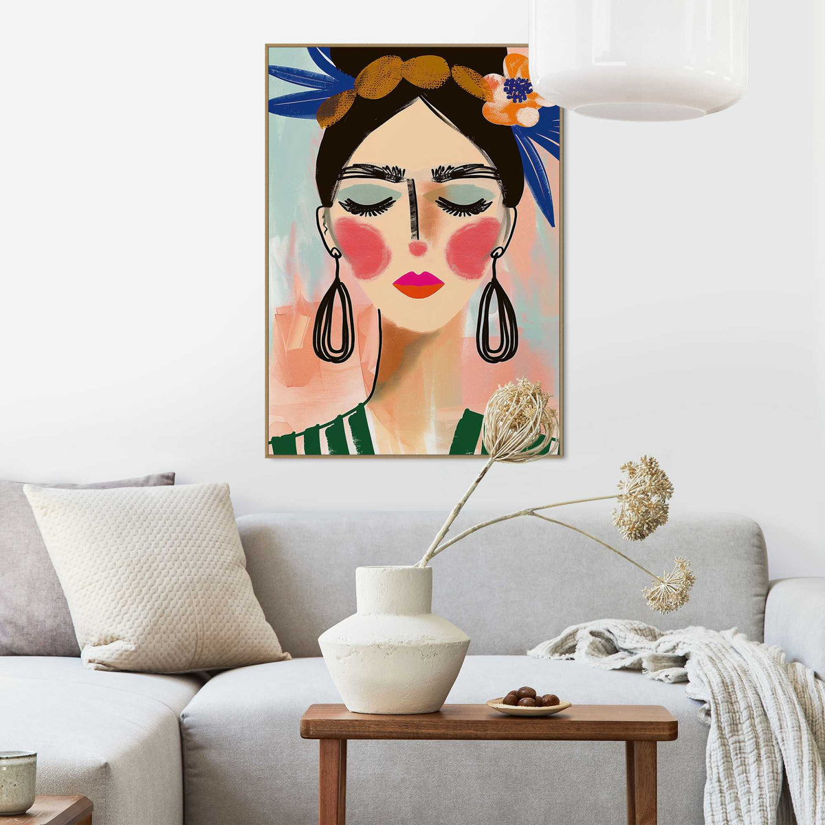 Framed in Wood Face 70x50