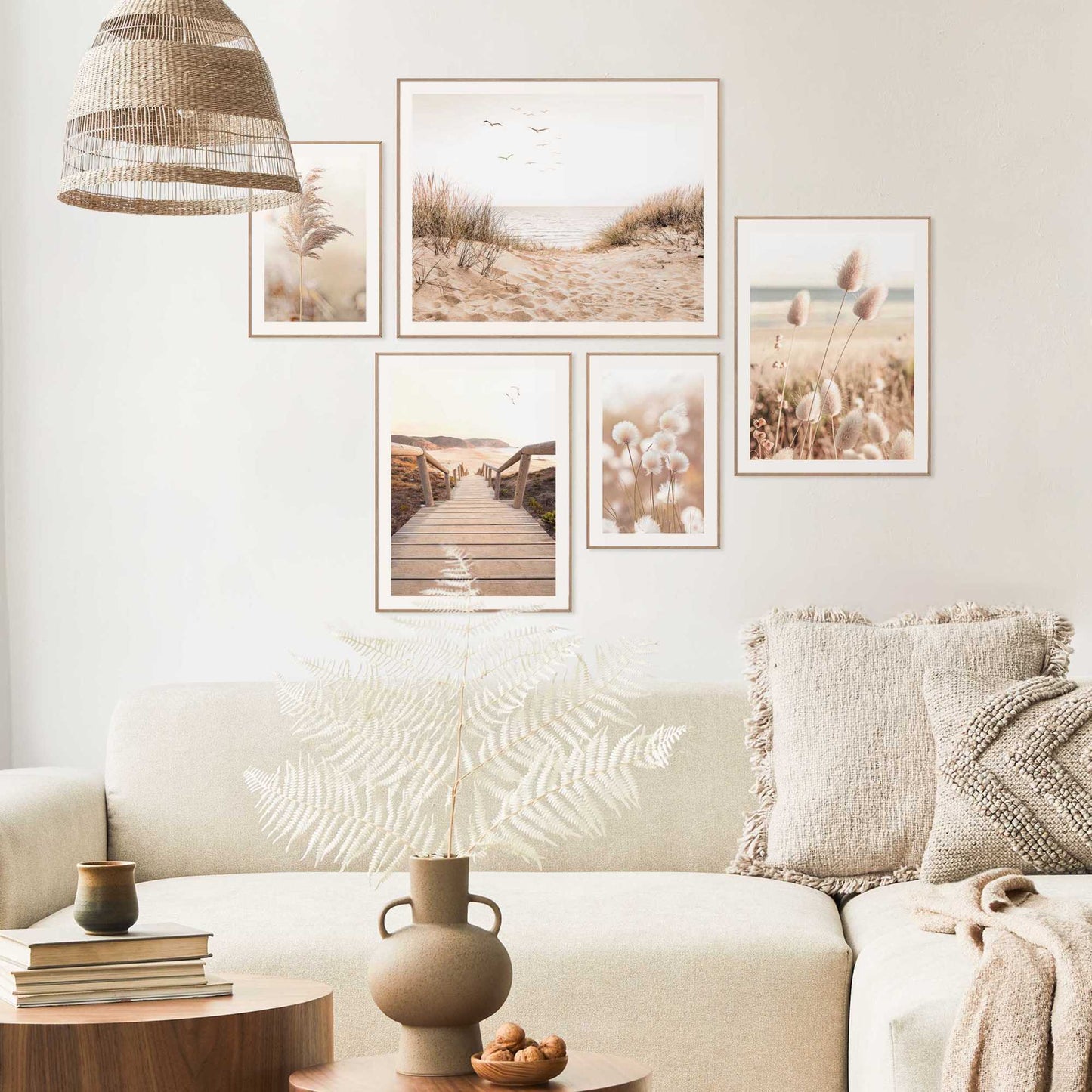 Framed in Wood Beach 50x40