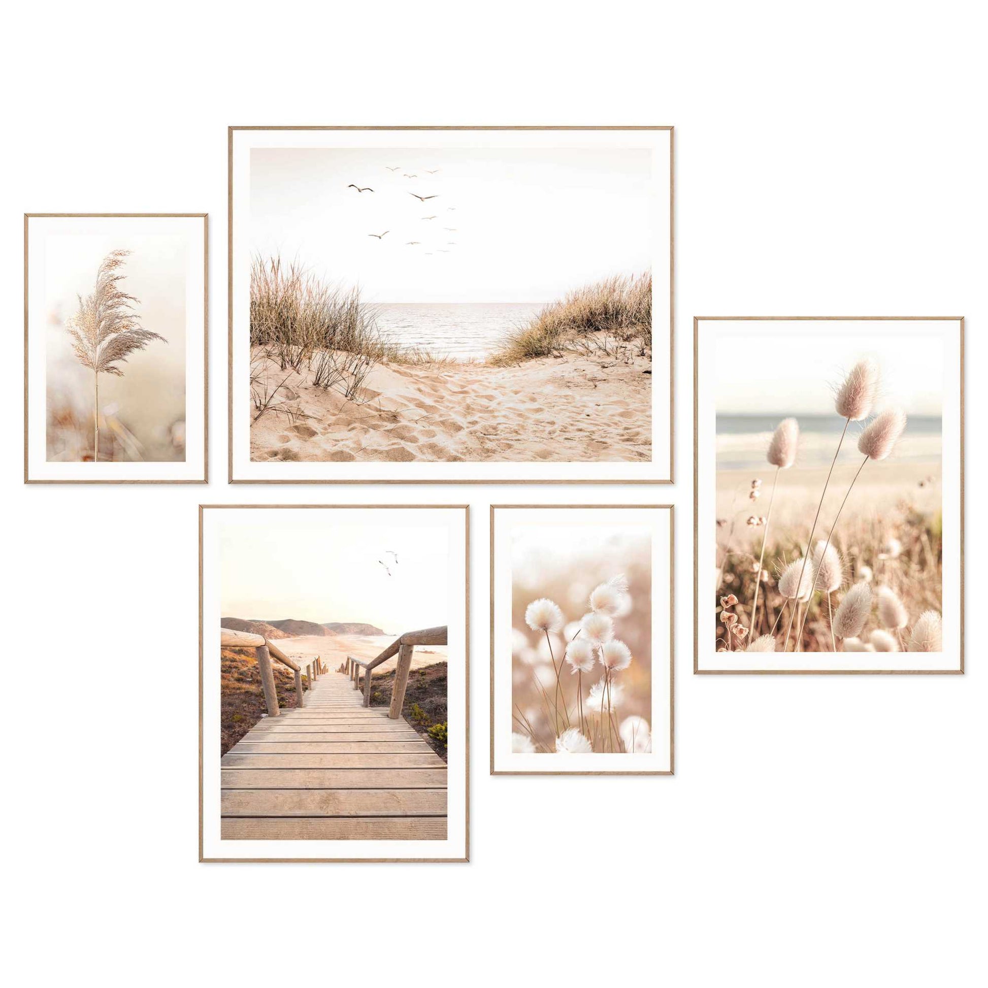 Framed in Wood Beach 50x40