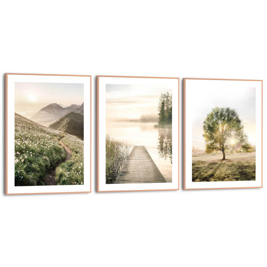 Framed in Wood In nature 40x30