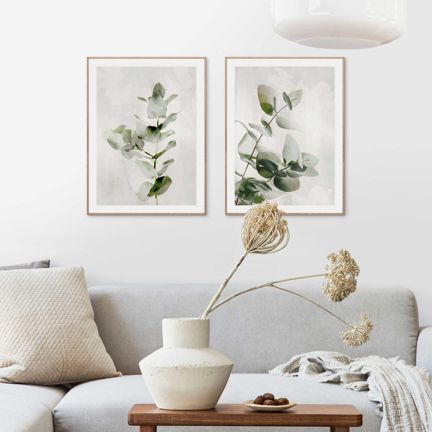 Framed in Wood Eucalyptus 40x30