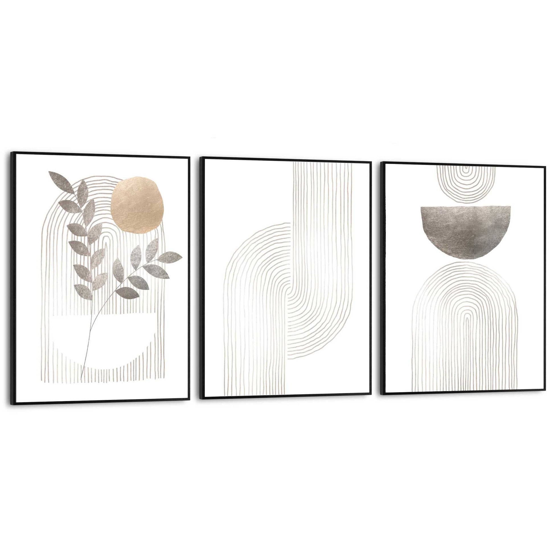 Framed in Black Soft Graphics 40x30