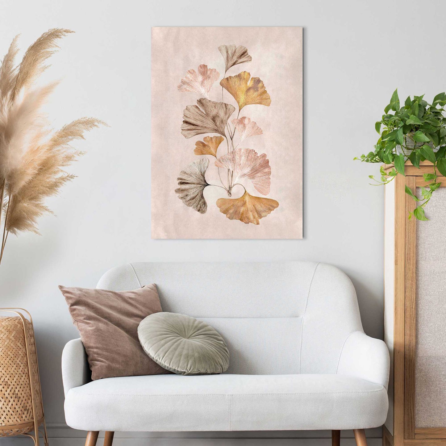 Canvas Ginkgo Leaves 70x50