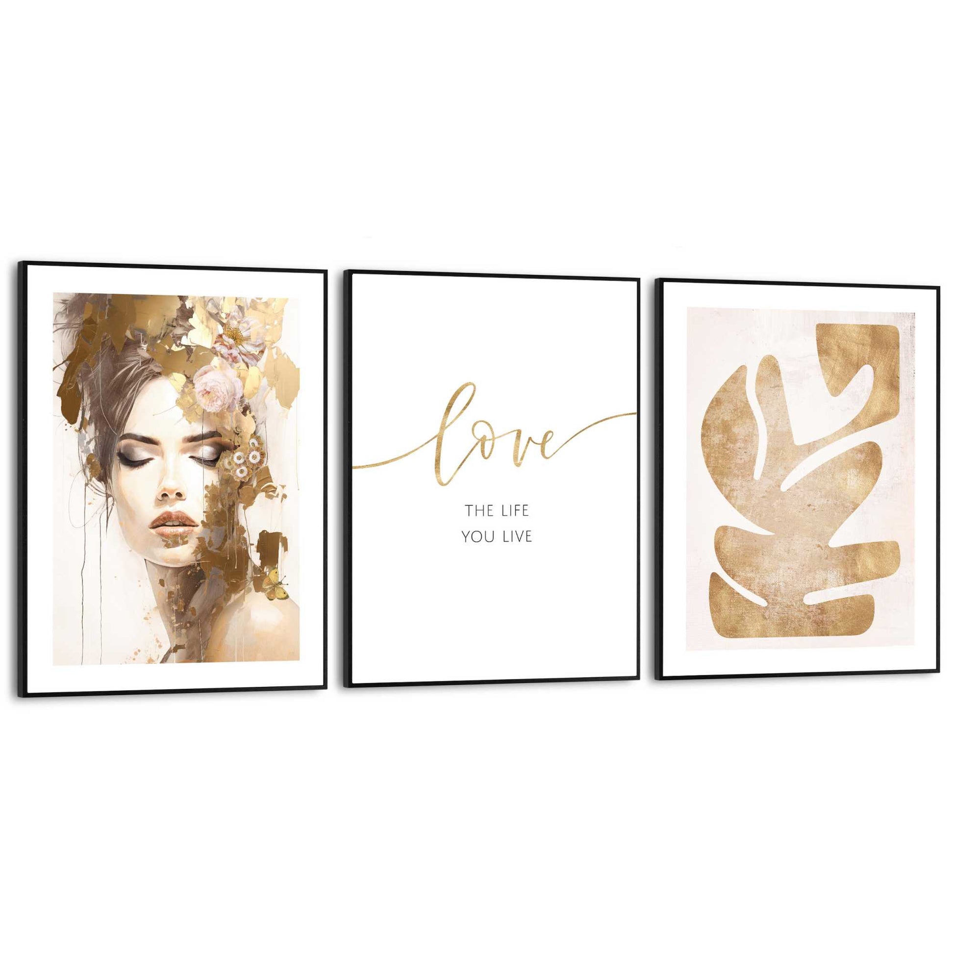 Framed in Black Love Life 40x30