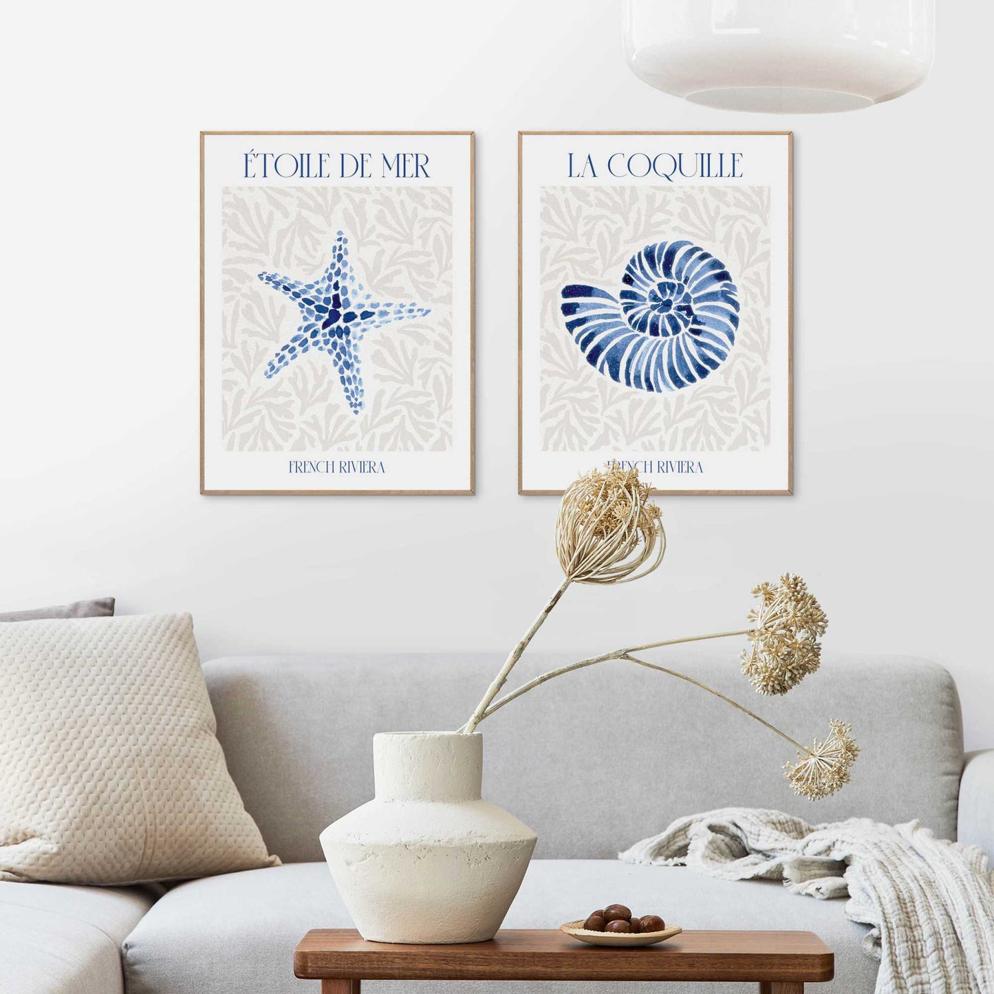 Framed in Wood Maritime Set 40x30