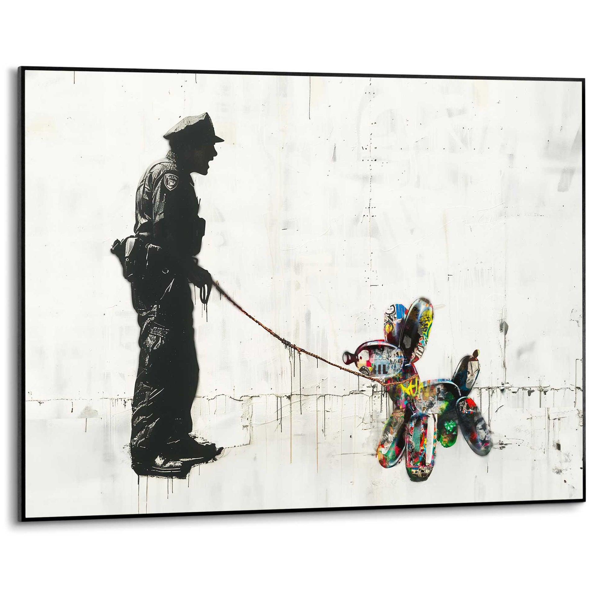 Framed in Black Walking the Dog 50x70