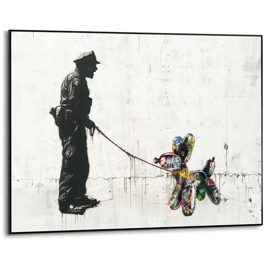 Framed in Black Walking the Dog 50x70