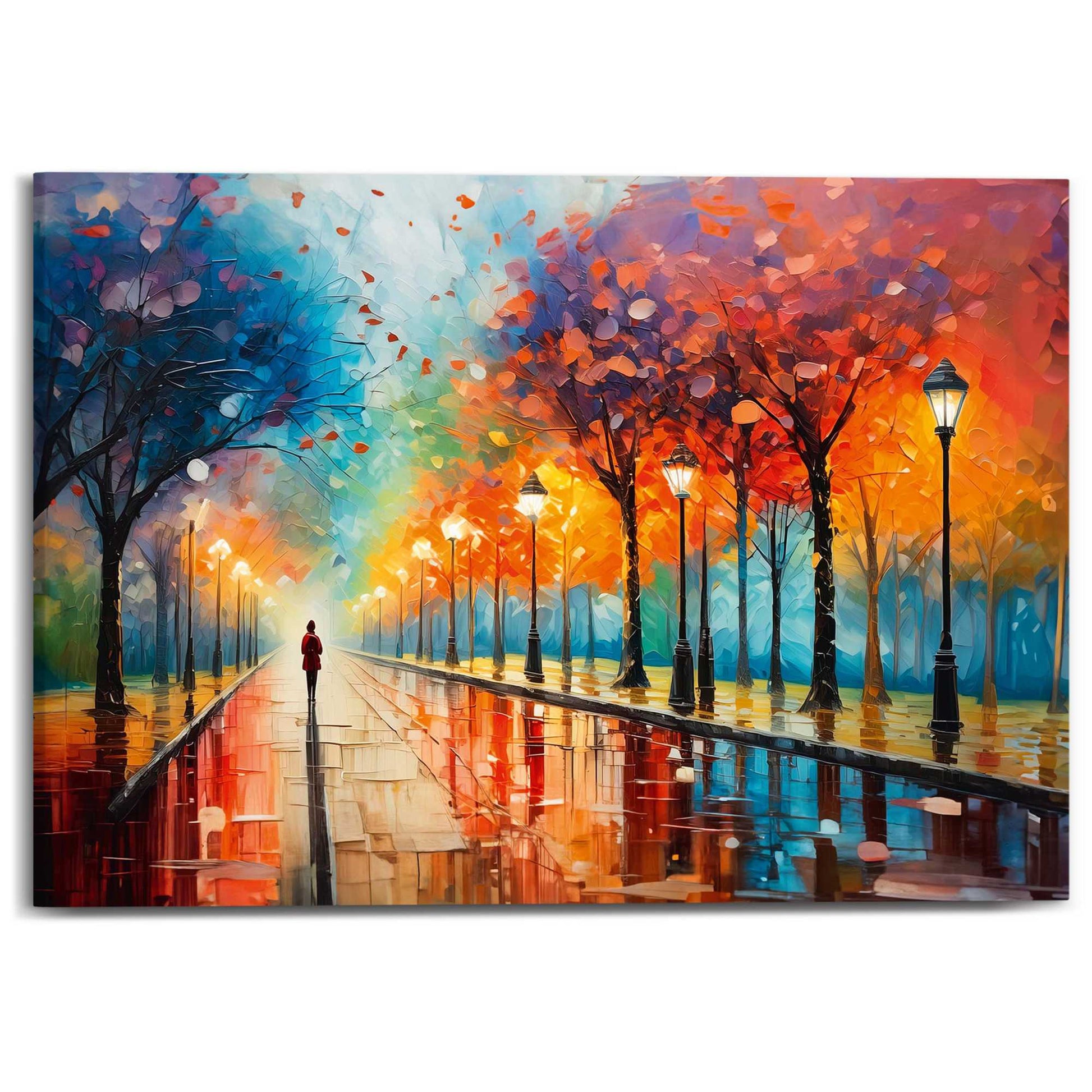 Canvas Colourful Lane 50x70