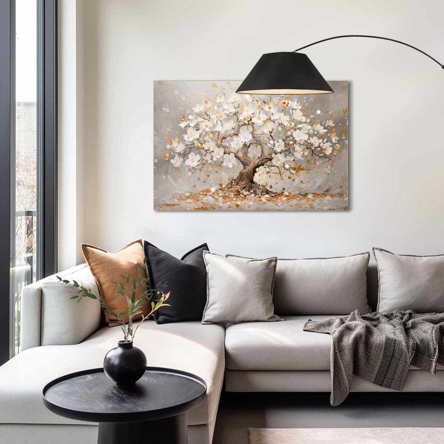 Framed Picture Blossom Tree 60x90