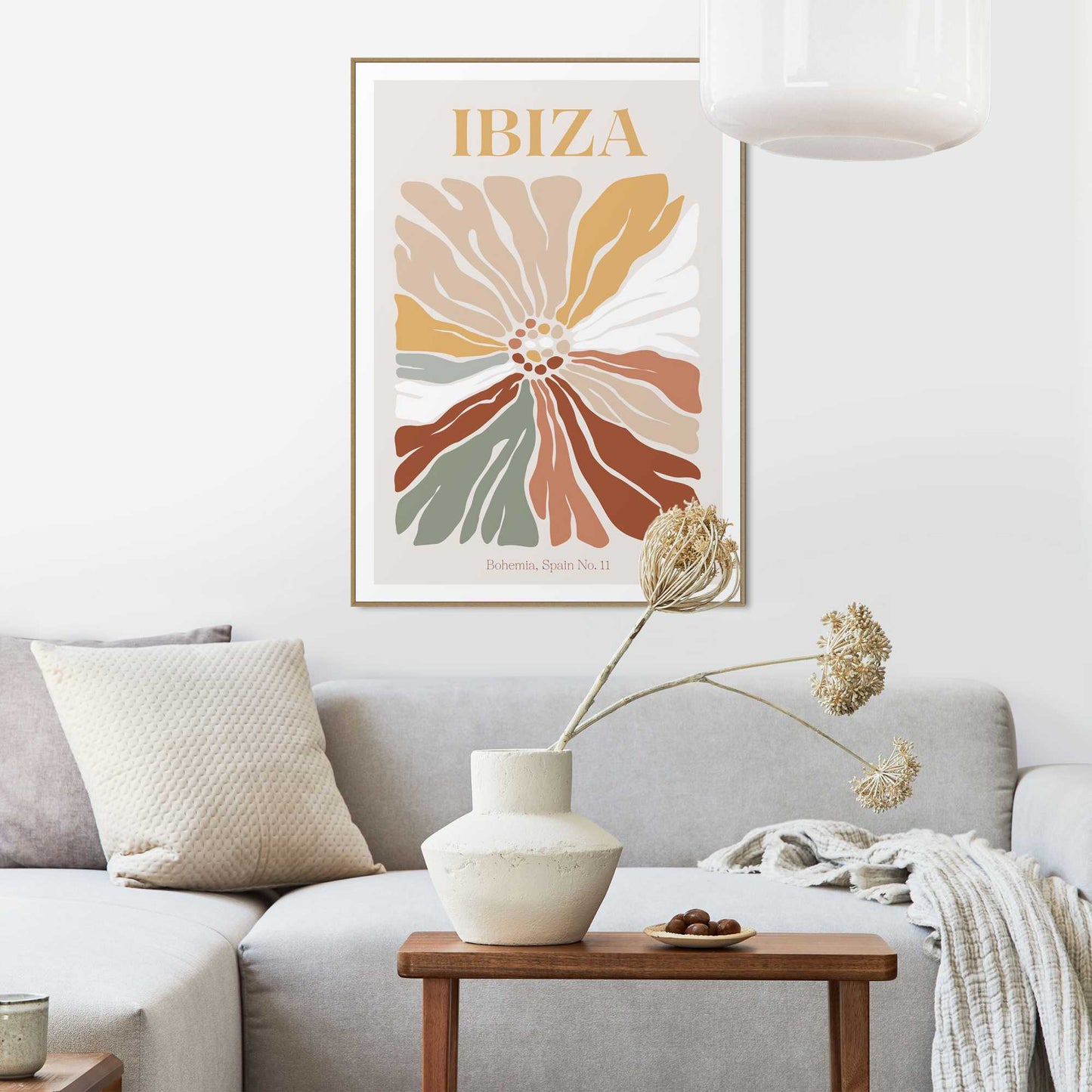 Framed in Wood Ibiza 70x50