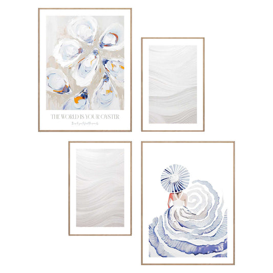 Framed in Wood Sea Feelings 40x30