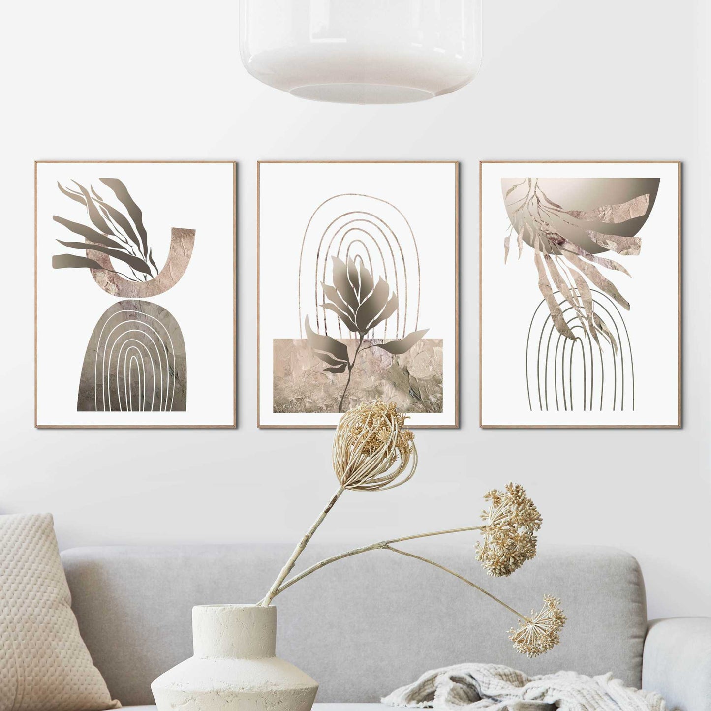 Framed in Wood Graphic Metallic 40x30