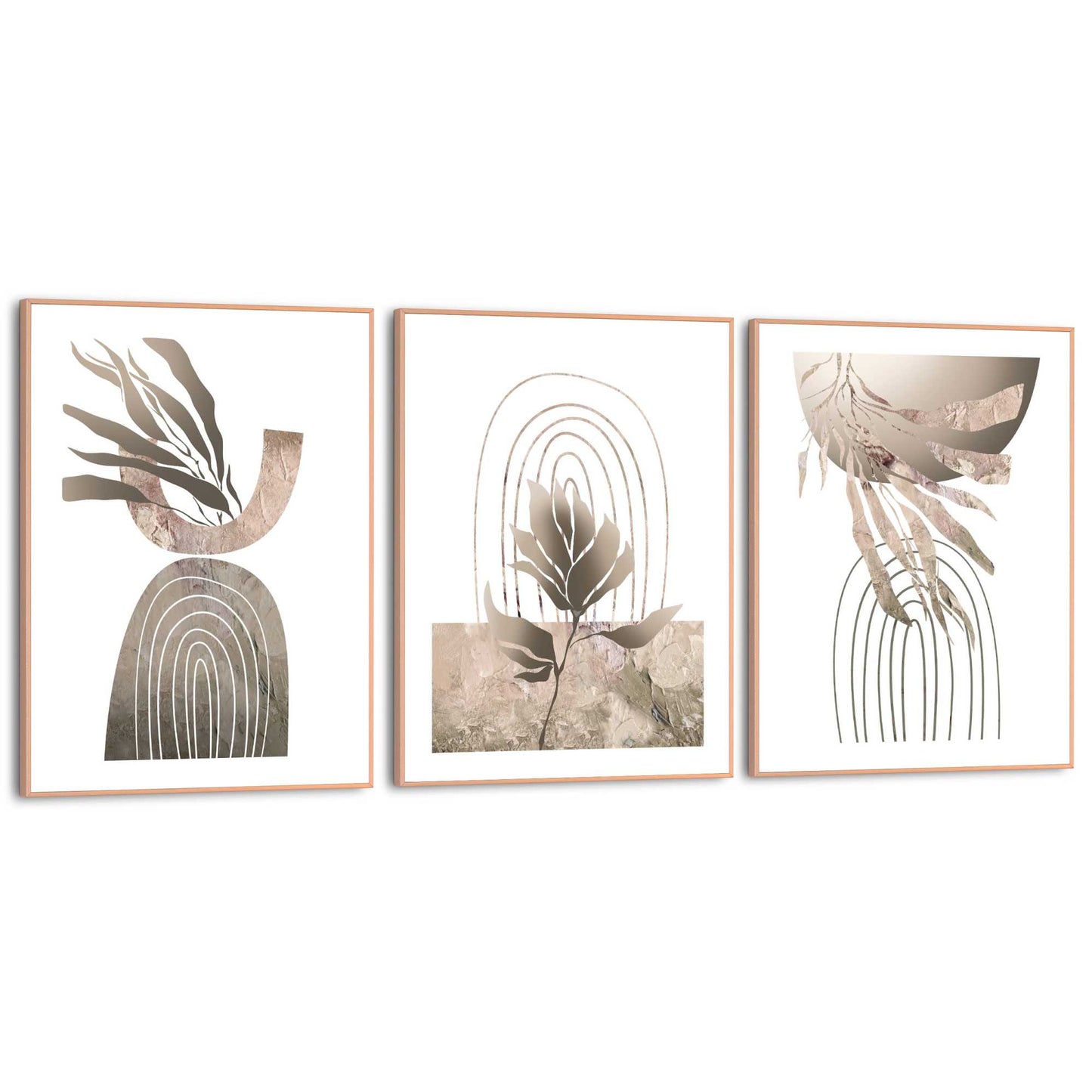 Framed in Wood Graphic Metallic 40x30