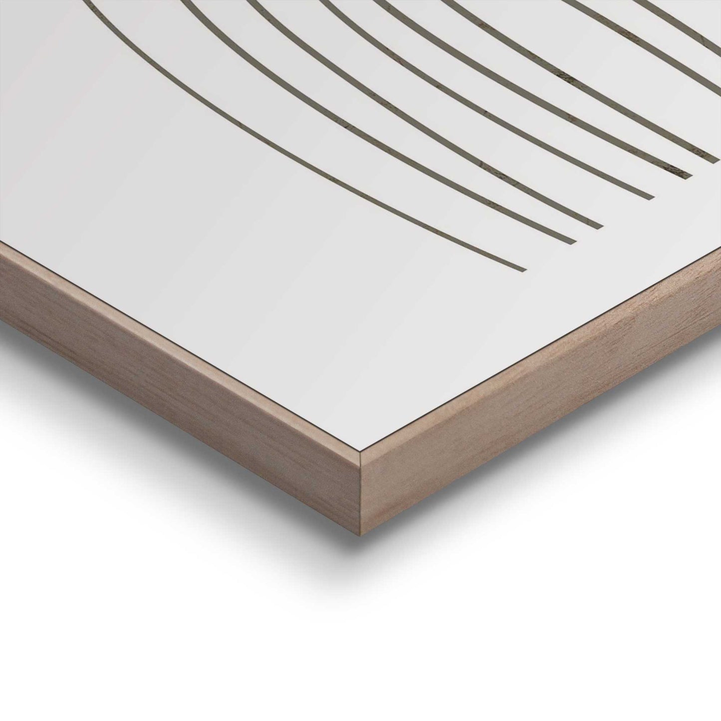 Framed in Wood Graphic Metallic 40x30