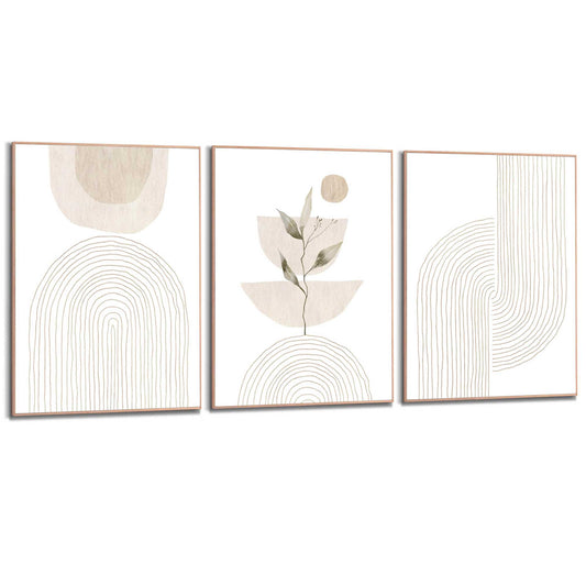 Framed in Wood Light Organic 70x50