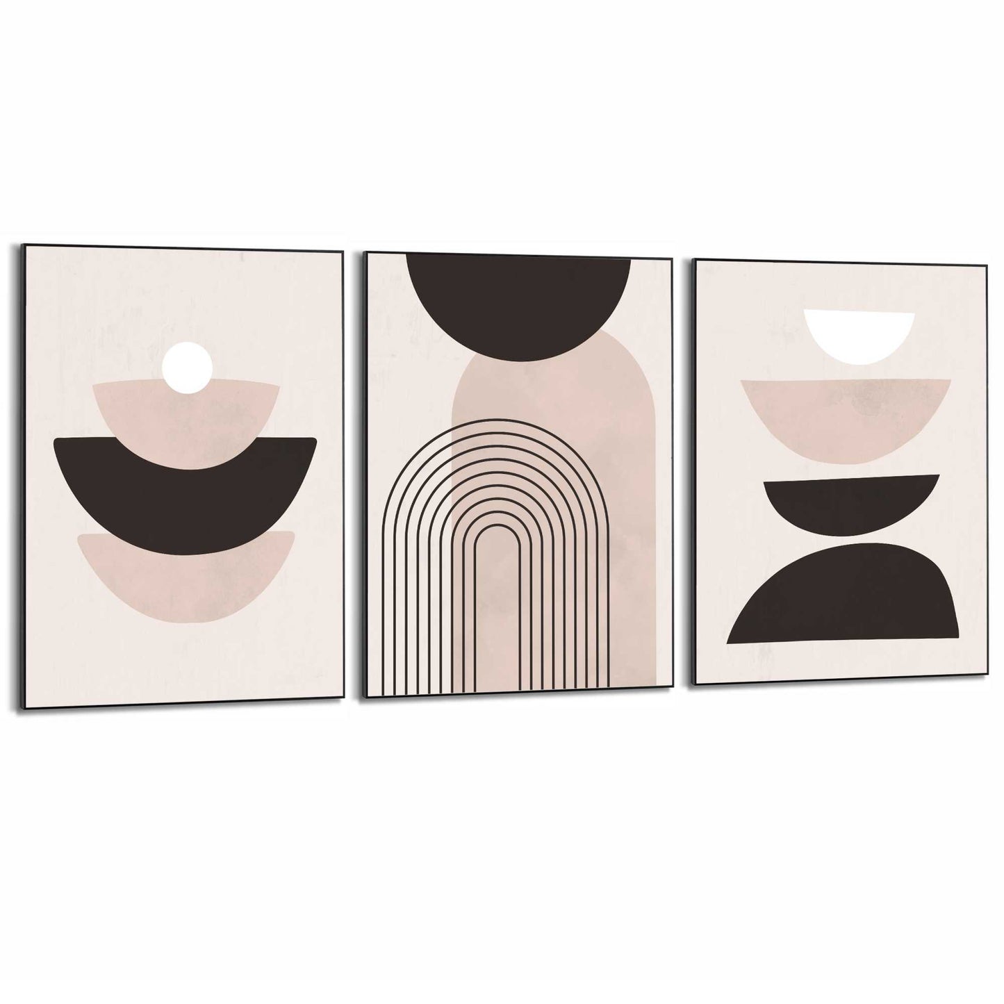 Framed in Black Abstract forms 70x50