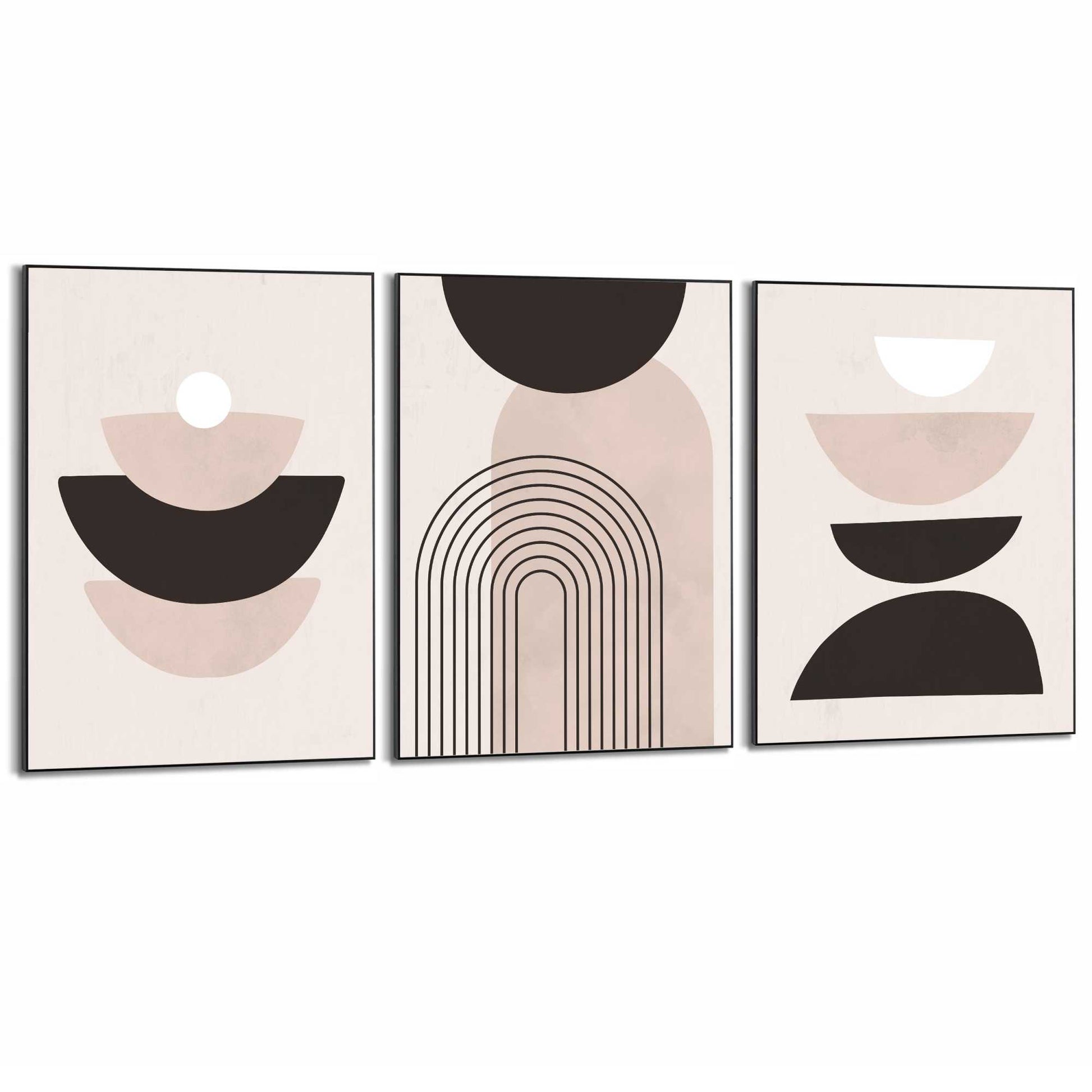 Framed in Black Abstract forms 70x50