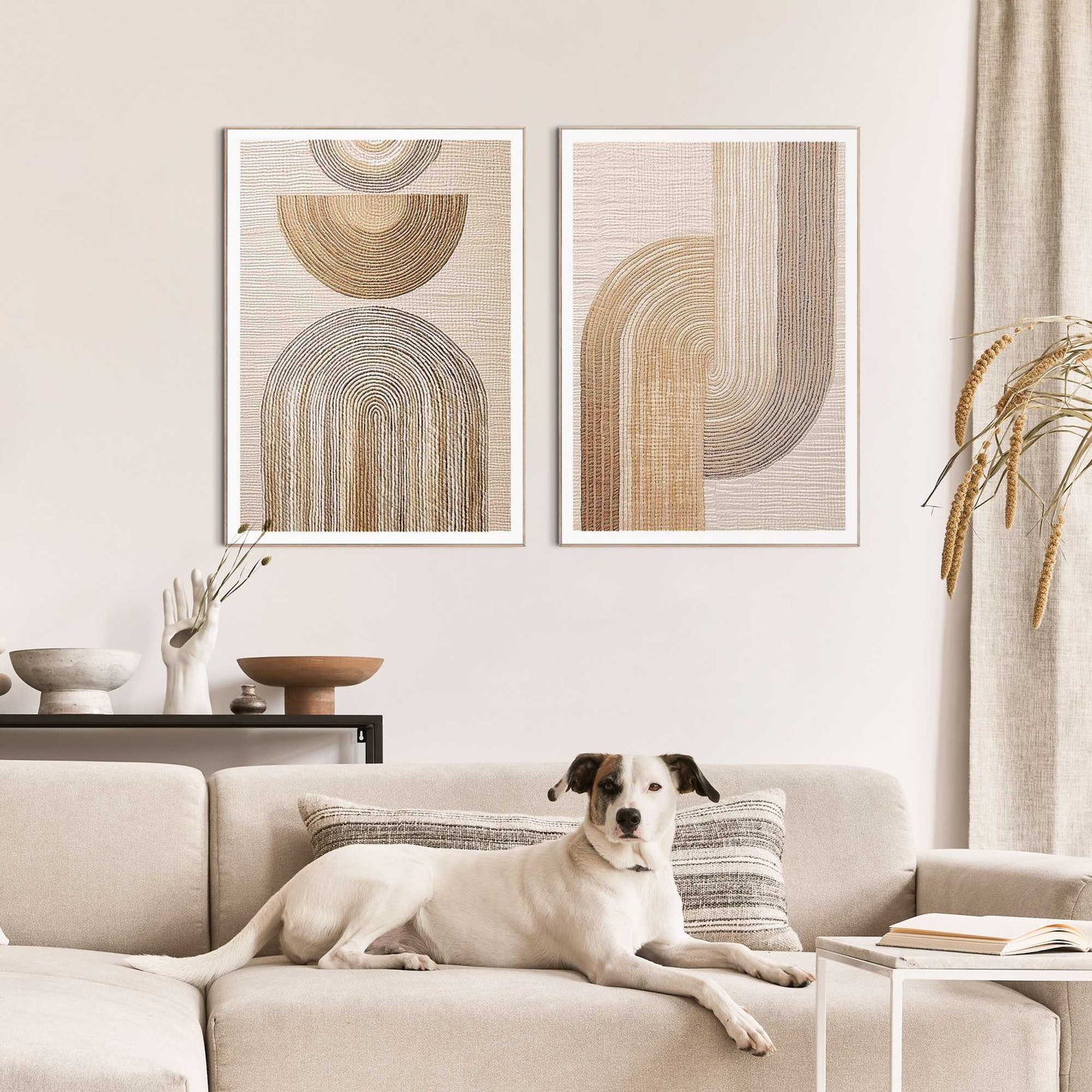 Framed in Wood Vintage Forms 70x50