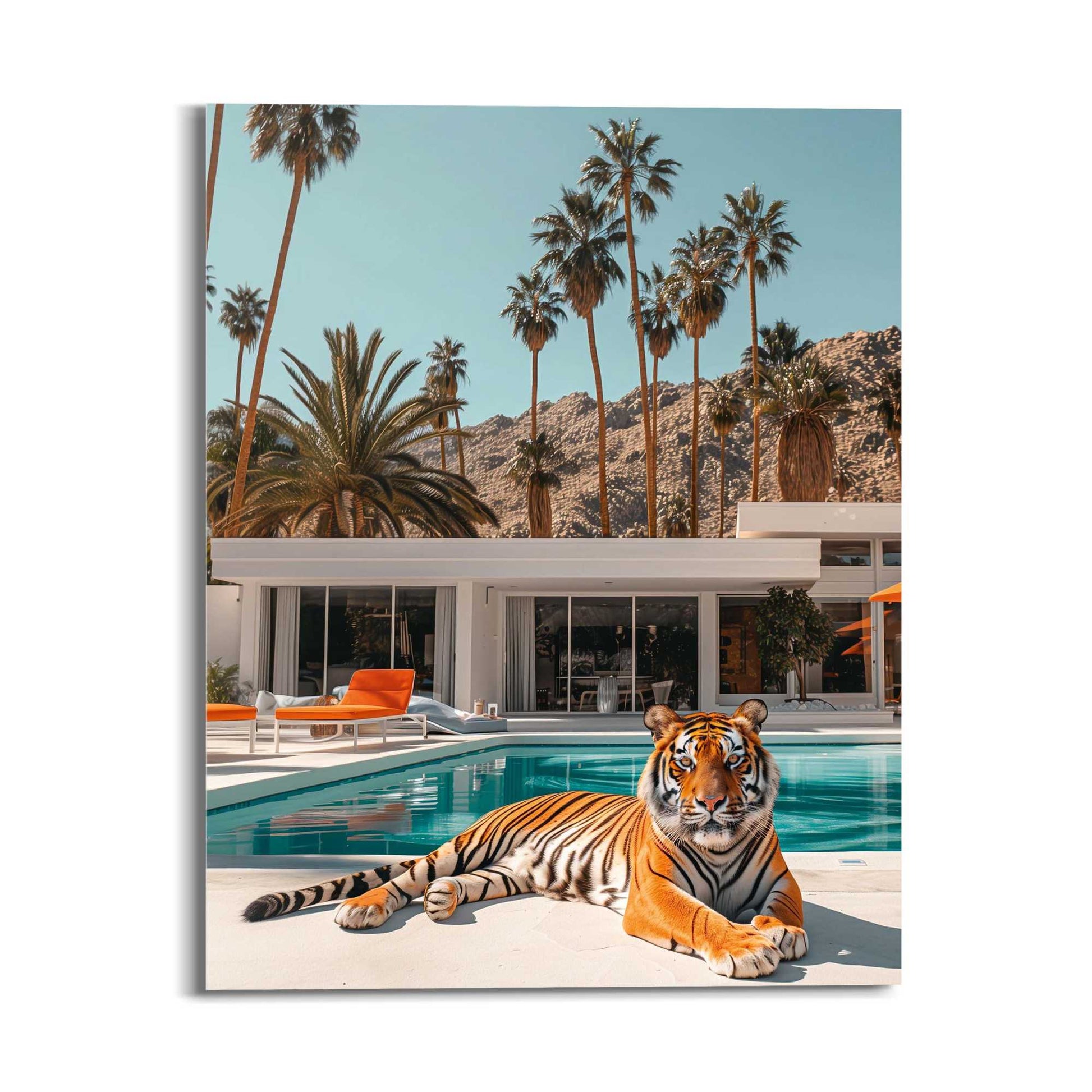 Glass Palm Spring Tiger 49x40