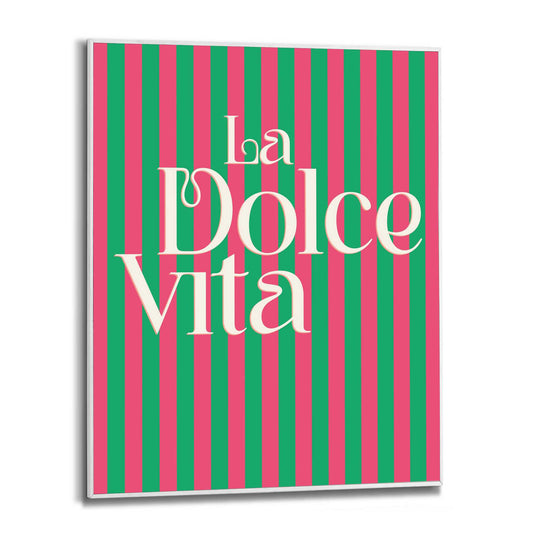 Framed in White La Dolce Vita 50x40