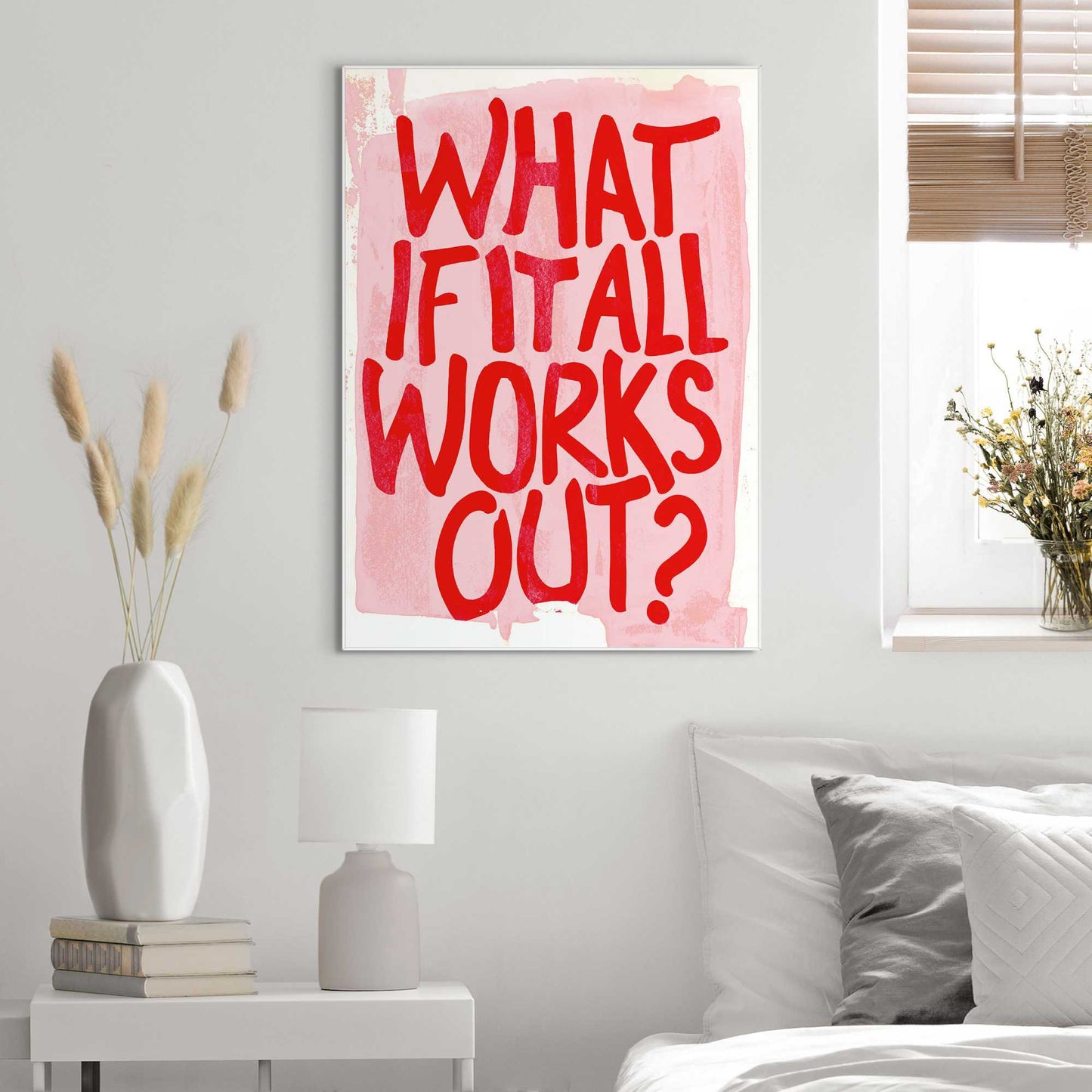 Framed in White What if? 70x50