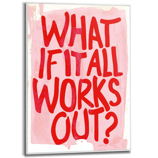 Framed in White What if? 70x50