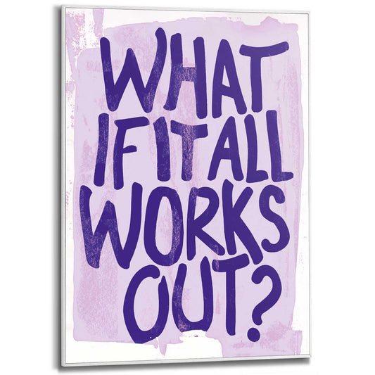 Framed in White What if? 70x50