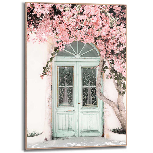 Framed in Wood Blossom door 70x50