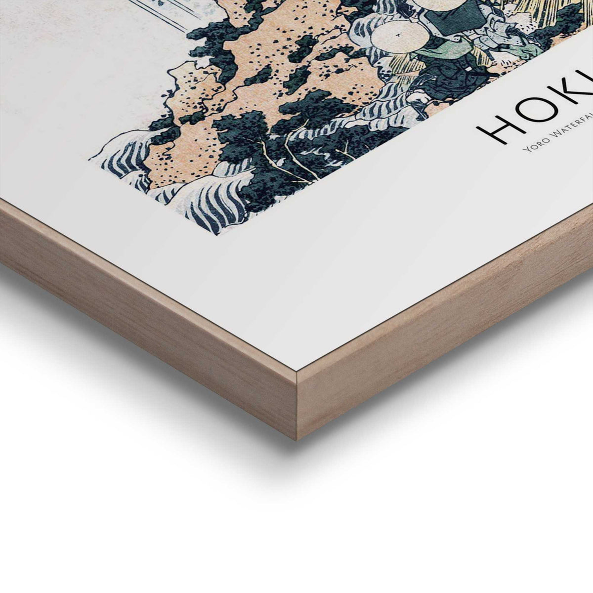 Framed in Wood Hokusai Duo 40x50