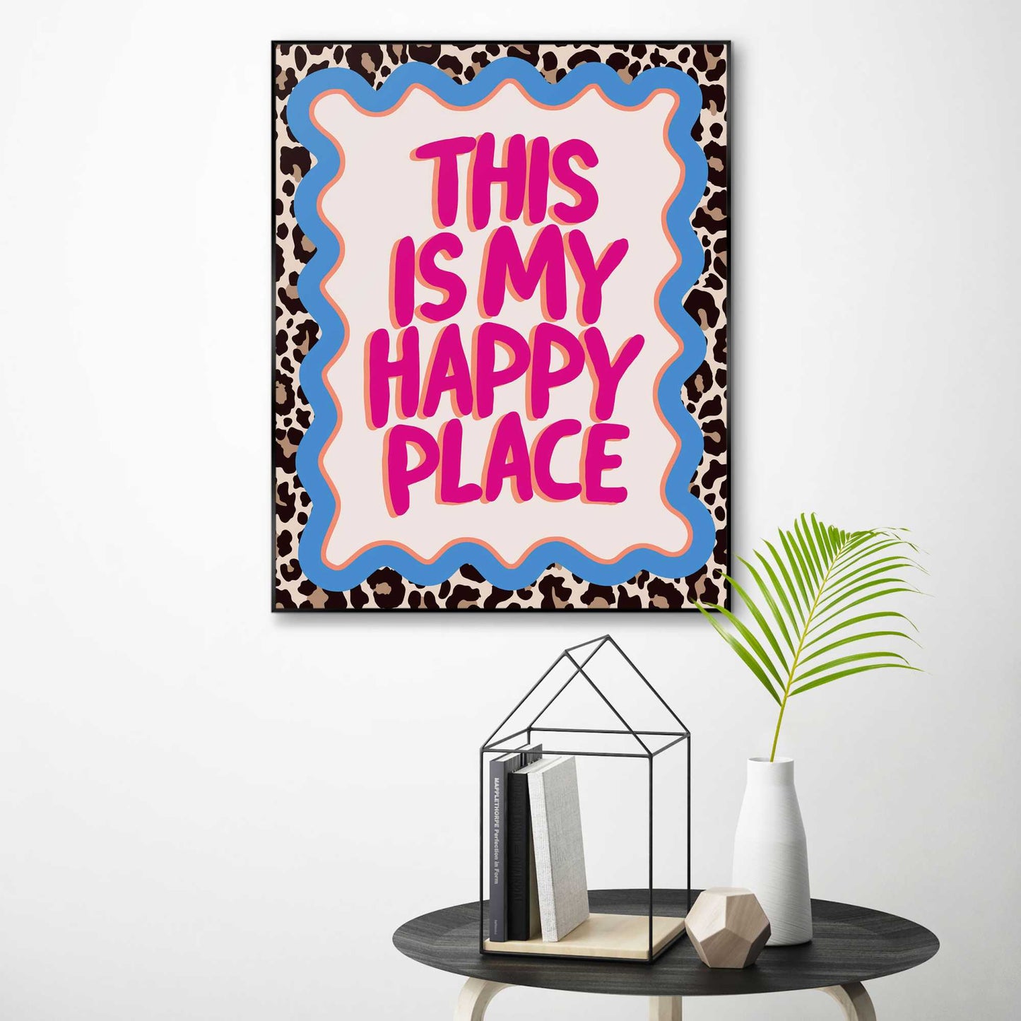 Framed in Black This is my Happy Place 50x40