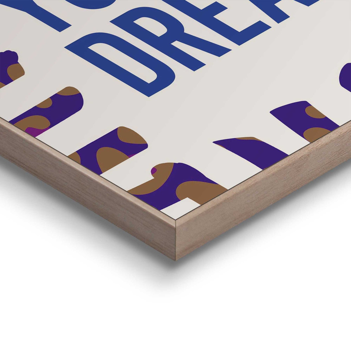 Framed in Wood Live the Life of Your Dreams 50x40