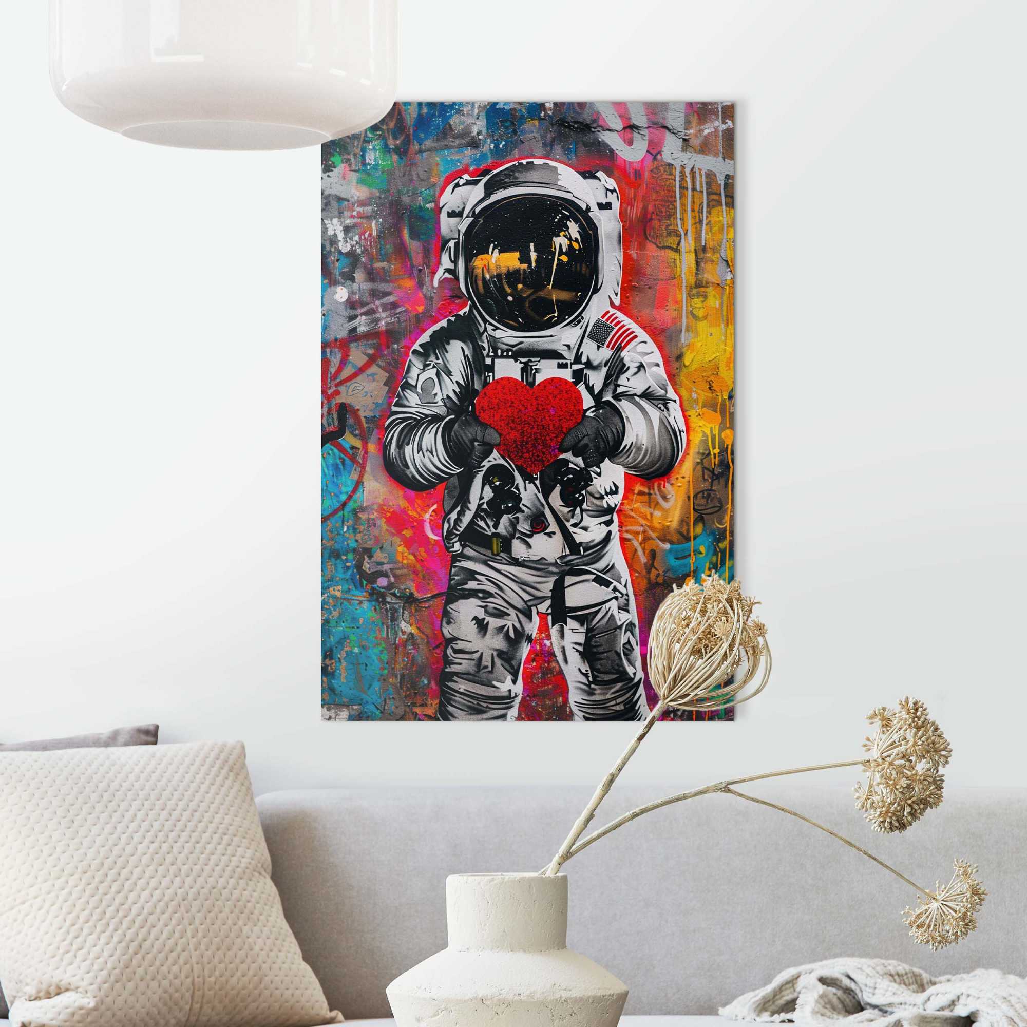 アルチザンハウス ウォールアート C.Jere/GRAVITY Painting Astro Graffiti 90x60 – Orangewallz