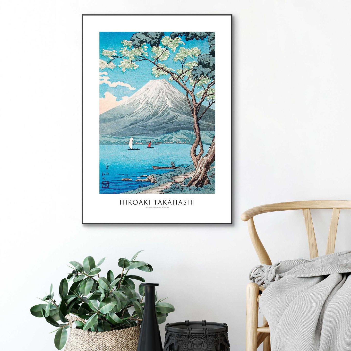 Framed in Black Hiroaki Takahashi - Mount Fuji 70x50