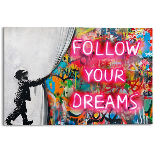 Painting Curtain Boy 60x90