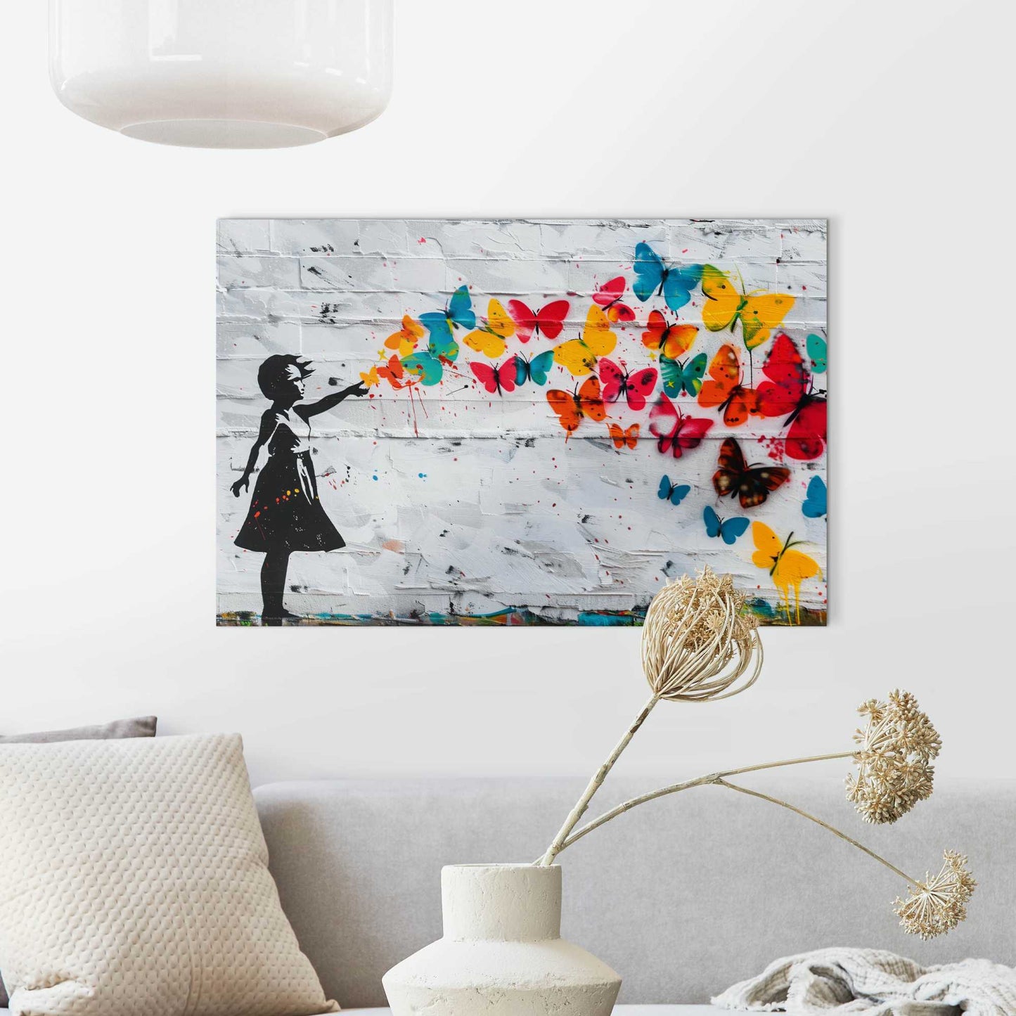 Painting Butterfly Girl 60x90