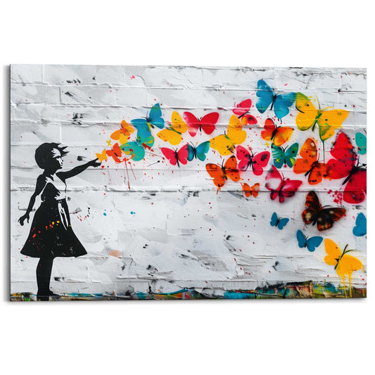 Painting Butterfly Girl 60x90