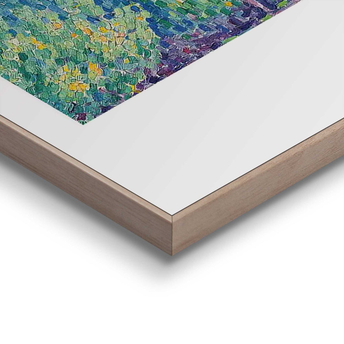 Framed in Wood Paul Signac - pine tree in Saint-Tropez 50x70