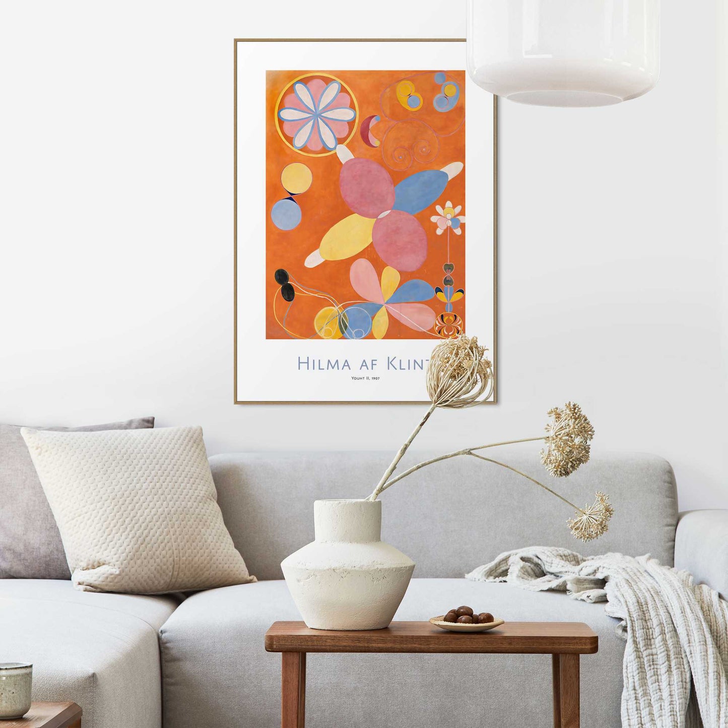 Framed in Wood Hilma Af Klint - youth II 70x50