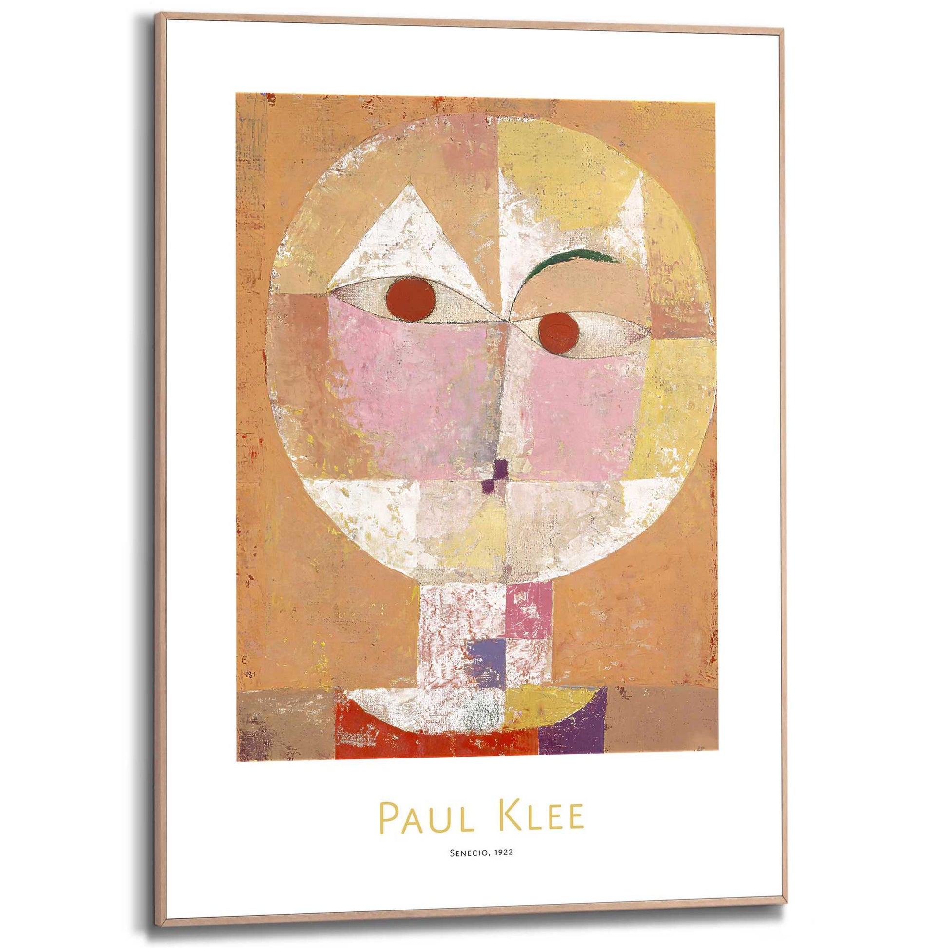 Framed in Wood Paul Klee - Senecio 70x50