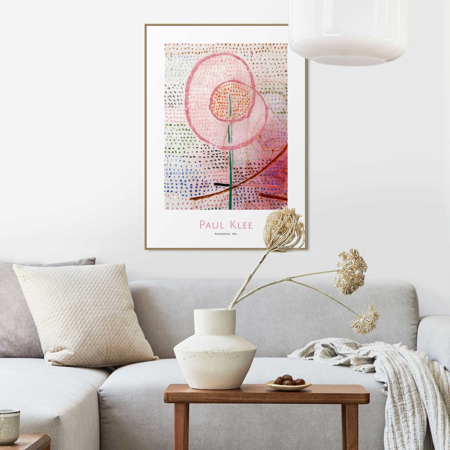 Framed in Wood Paul Klee - Blossoming 70x50