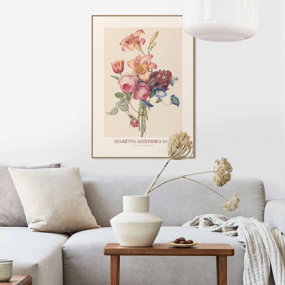 Framed in Wood Henriëtta Geertruida Knip - Bunch 70x50