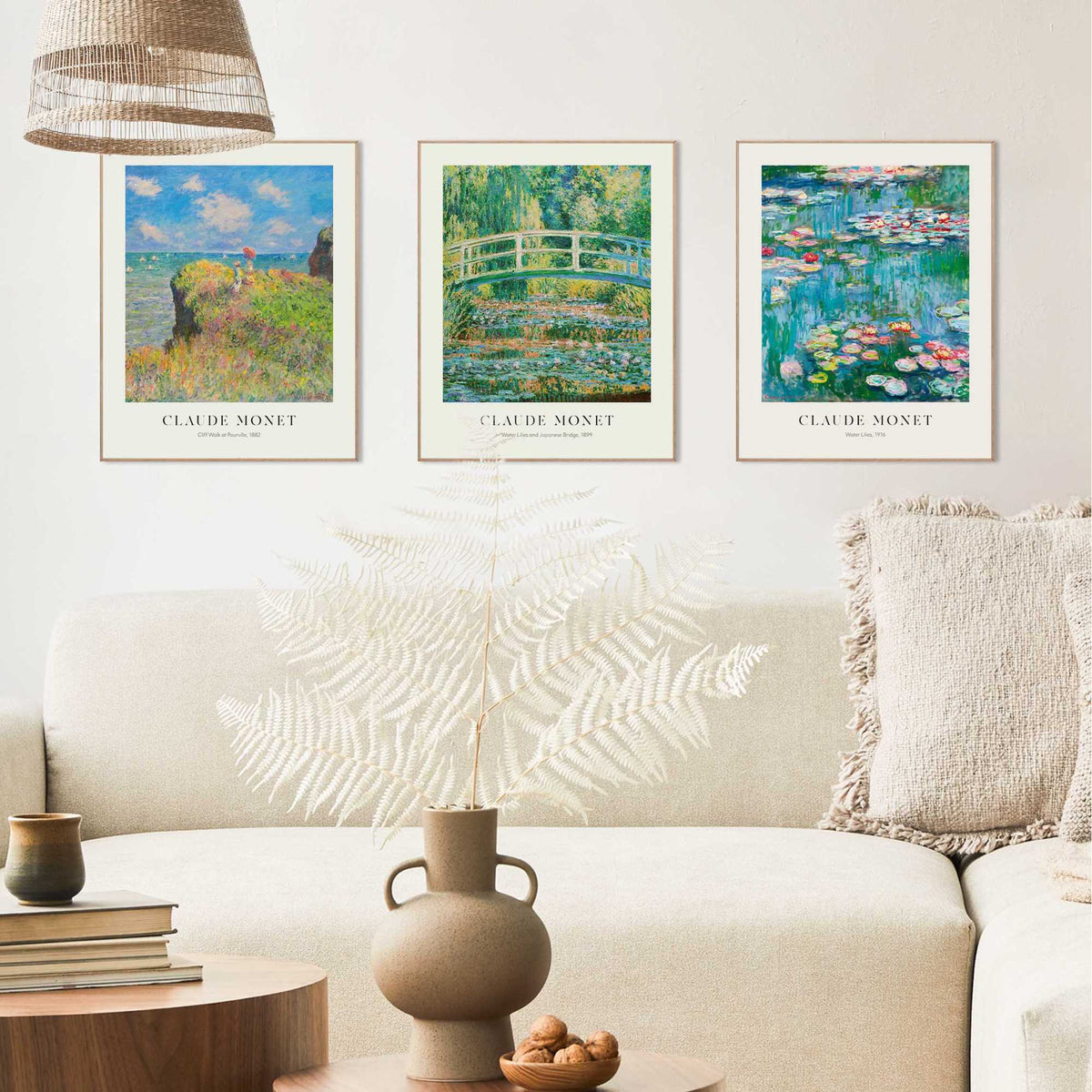 Framed Poster Monet Set 50x40
