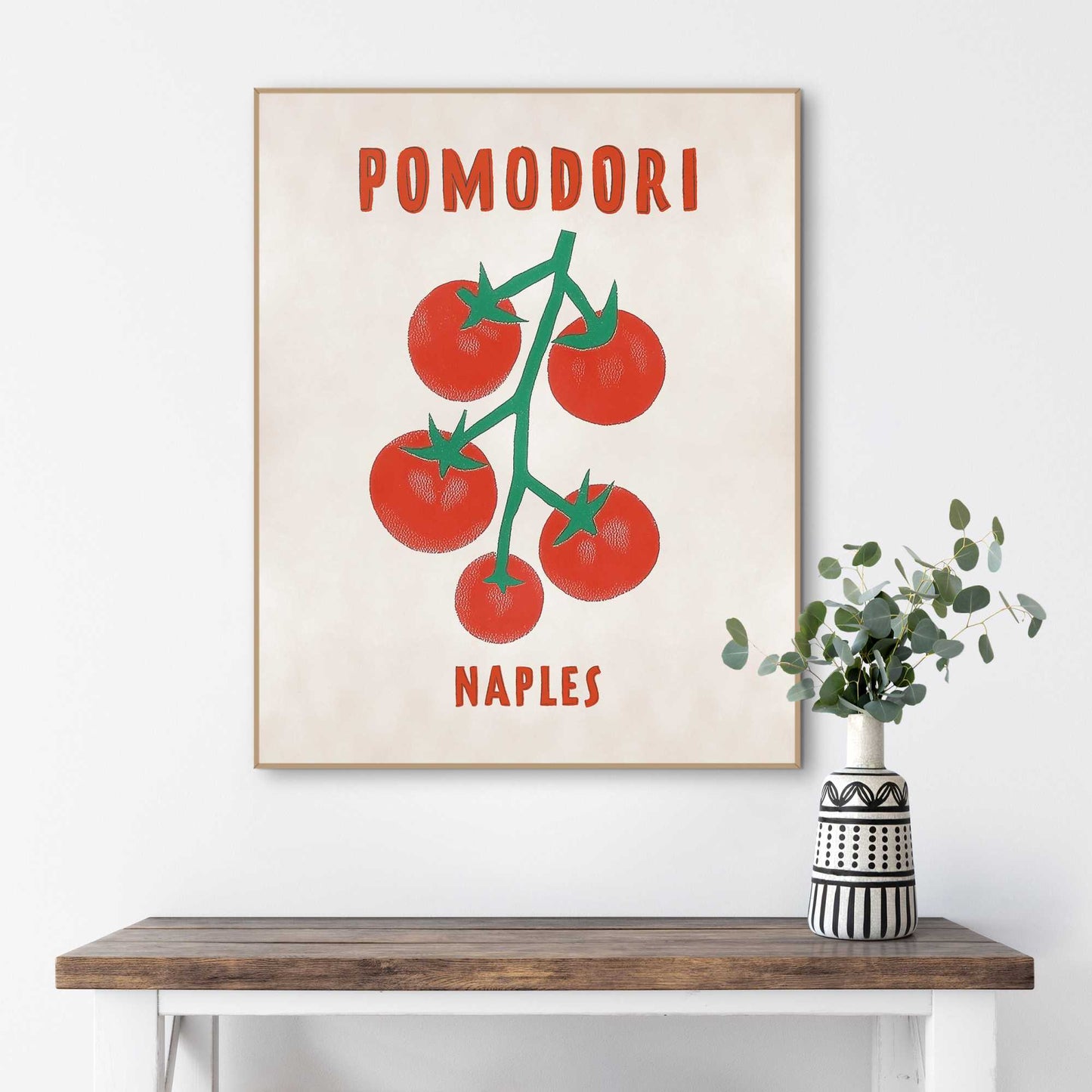 Framed Poster Tomatoes 50x40
